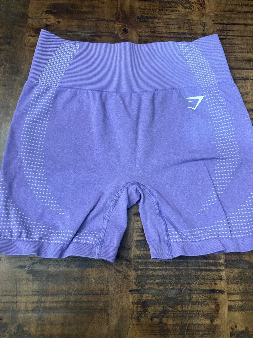 Gymshark Purple Seamless High-Waist Bike Shorts